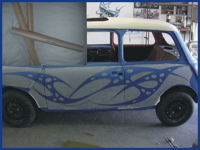 Přenášecí folie s podkladem 50 cm x 3m 