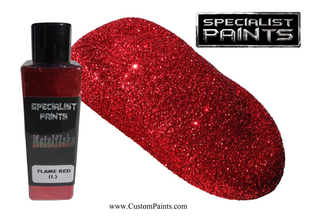 flakes flame red "L" 25g