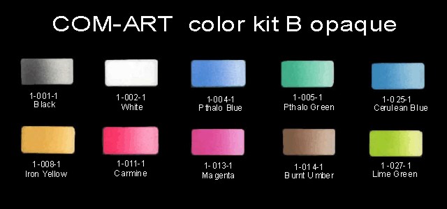 set barev ComArt opaque kit B