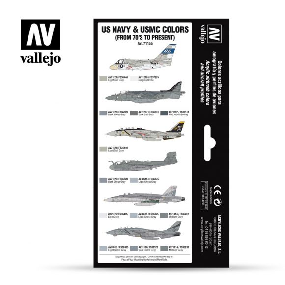 set Vallejo AFV Color Series German ISAF Colors set 8 x 17 ml