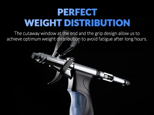 Airbrush pistole Gaahleri Ace GHAC -Swallowtail & Barbatos Rex 0,28 + 0,5 + 0,7 mm