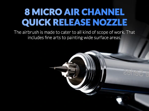 Airbrush pistole Gaahleri Ace GHAC -Swallowtail & Barbatos Rex 0,28 + 0,5 + 0,7 mm