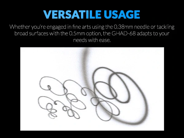 Airbrush pistole Gaahleri Advanced GHAD-68 0,38 + 0,5 mm