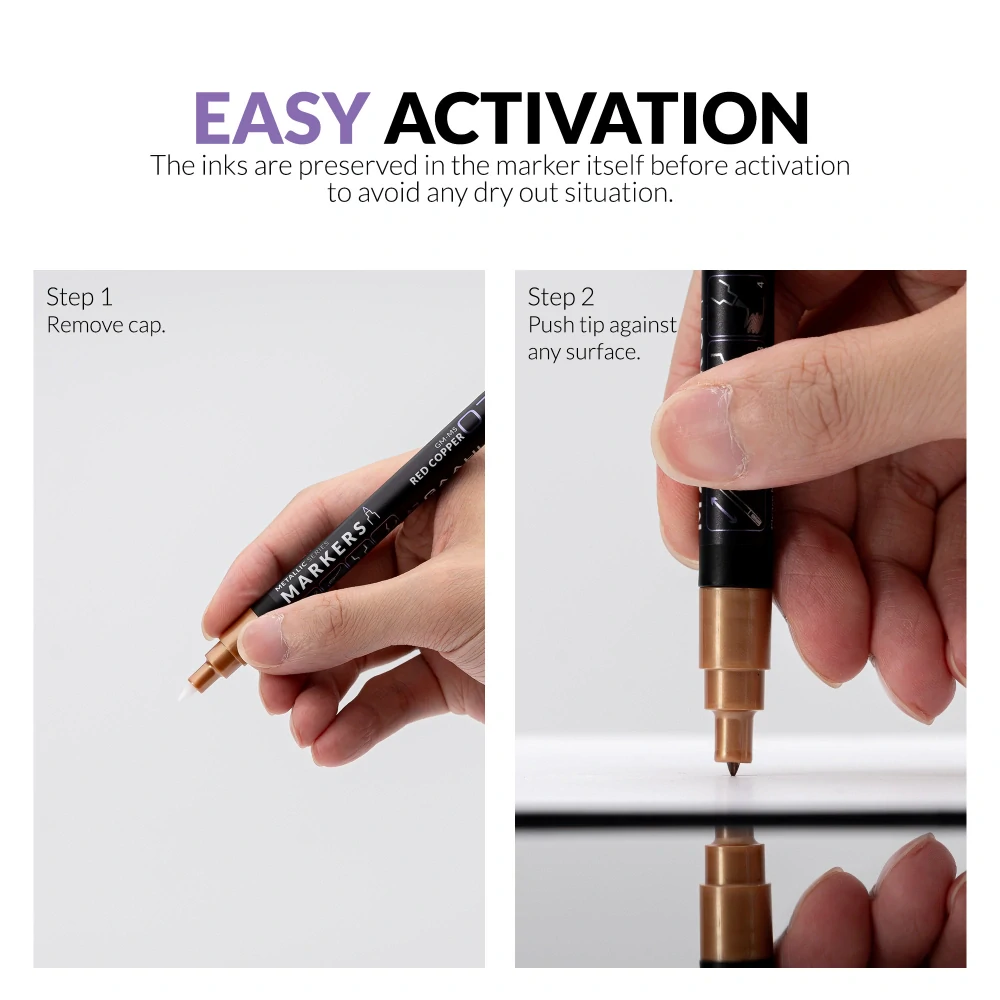 Gaahleri Sada metalických fixů 10 Kusů