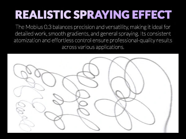 Airbrush pistole Gaahleri Premium Mobius GHPM 0,3 mm