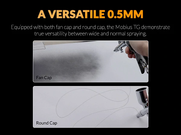Airbrush pistole Gaahreli Premium GHPM Mobius TG 0,5 mm