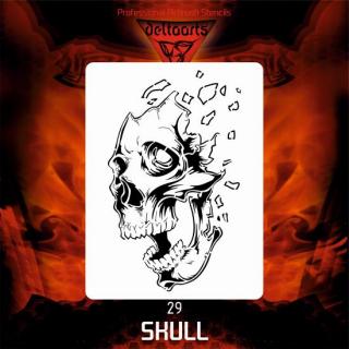 šablona skull 29 MID