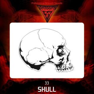 šablona skull 33 MID