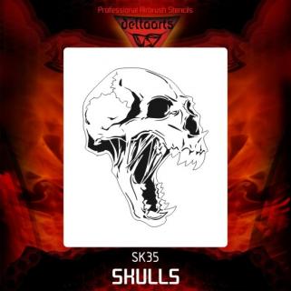šablona skull 35 MID
