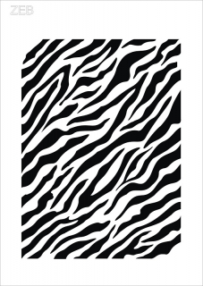 šablona Zebra