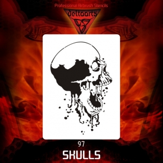 šablona skull 97 mini