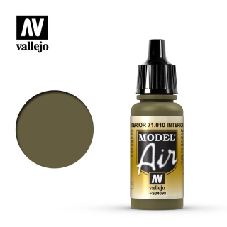 Barva Vallejo Model Air 71010 Interior Green (17ml)