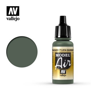 Barva Vallejo Model Air 71014 Gunship Green (17ml)