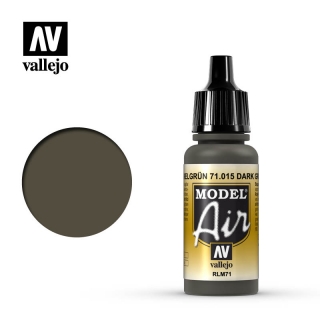 Barva Vallejo Model Air 71015 Dark Green RLM71 (17ml)