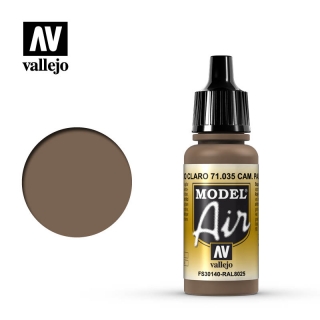 Barva Vallejo Model Air 71035 Camouflage Pale Brown (17ml)