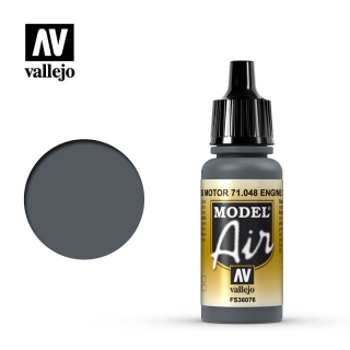 Barva Vallejo Model Air 71048 Engine Grey (17ml)