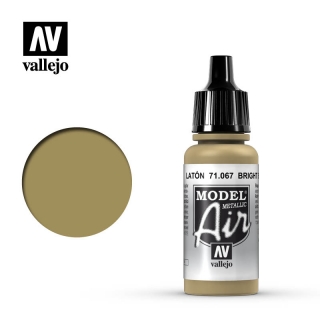 Barva Vallejo Model Air 71067 Bright Brass (17ml)