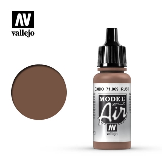 Barva Vallejo Model Air 71069 Rust (17ml)
