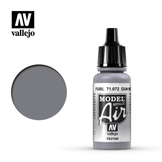 Barva Vallejo Model Air 71072 Gun Metal (17ml)