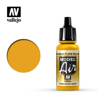 Barva Vallejo Model Air 71078 Yellow RLM04 (17ml)