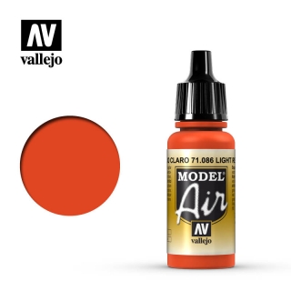 Barva Vallejo Model Air 71086 Light Red (17ml)