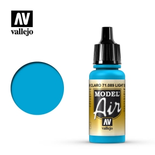 Barva Vallejo Model Air 71089 Light Sea Blue (17ml)