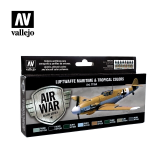 set Vallejo Luftwaffe Maritime and Tropical Colors