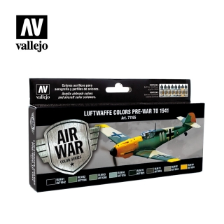 set Vallejo Luftwaffe Colors Pre-War to 1941