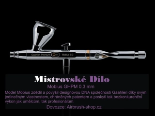 Airbrush pistole Gaahleri Premium Mobius GHPM 0,3 mm