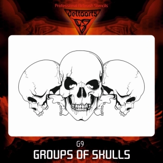 šablona skull G9