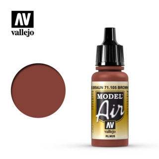 Barva Vallejo Model Air 71105 Brown RLM26 (17ml)