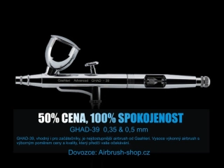 Airbrush pistole Gaahleri Advanced GHAD-39 0,35 + 0,5 mm