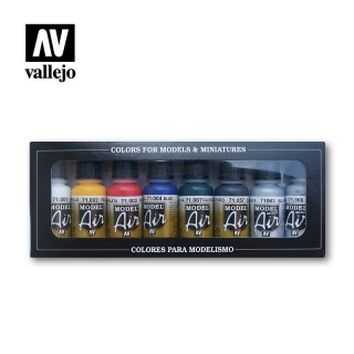 set Vallejo Model Air Basic Color 8 x 17 ml