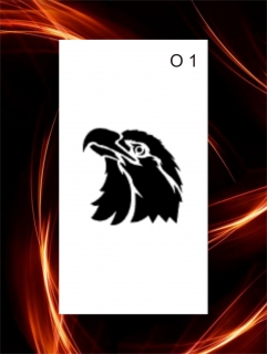samolepící šablona O 1