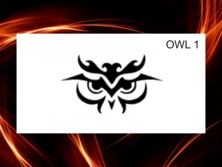 samolepící šablona OWL 1