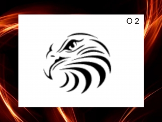 samolepící šablona O 2
