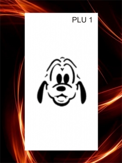 samolepící šablona PLU 1