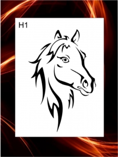 samolepící šablona Horse H1
