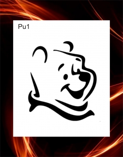 samolepící šablona PU 1