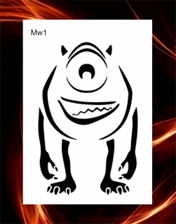 samolepící šablona MW1