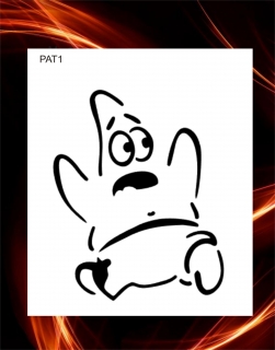 samolepící šablona PAT 1
