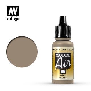 Barva Vallejo Model Air 71246 Sand Braun RAL 8031 (17ml)