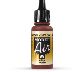Barva Vallejo Model Air 71271 German Red Brown (17ml)