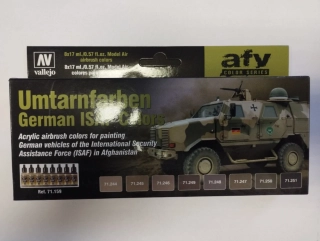 set Vallejo AFV Color Series German ISAF Colors set 8 x 17 ml