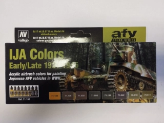 set Vallejo AFV Color Series IJA Colors Early/Late 1939-1945set 8 x 17 ml