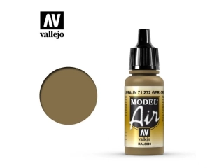 Barva Vallejo Model Air 71272 German Green Brown  (17ml)