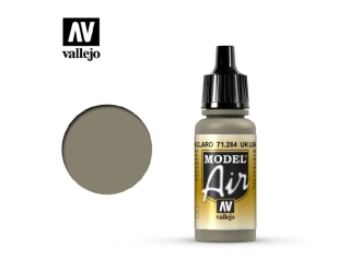Barva Vallejo Model Air 71284 UK Light Mud (17ml)