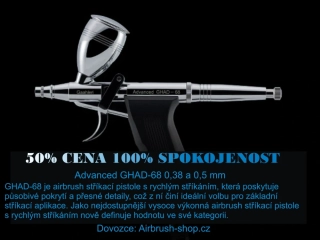 Airbrush pistole Gaahleri Advanced GHAD-68 0,38 + 0,5 mm