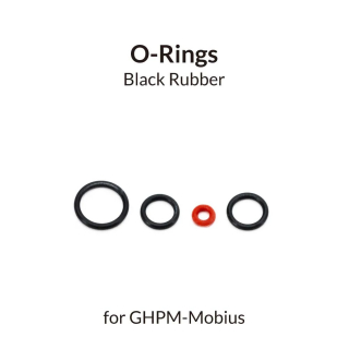 Gaahleri černé těsnící O-kroužky pro Mobius