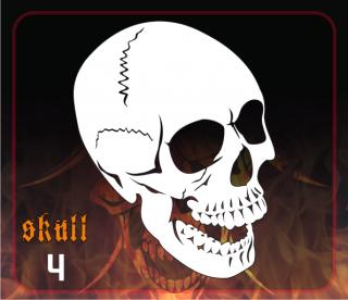 šablona skull 4